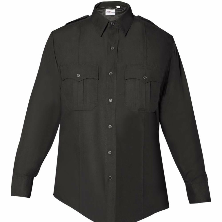 MEN Flying Cross Uniform Shirts | Cross Fx Men'S Class A Style Long Sleeve Duty Shirts