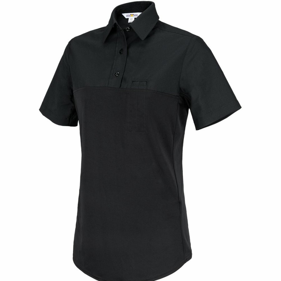 Technology Flying Cross Polo Shirts | Command Women'S Hybrid Patrol Short Sleeve Shirt