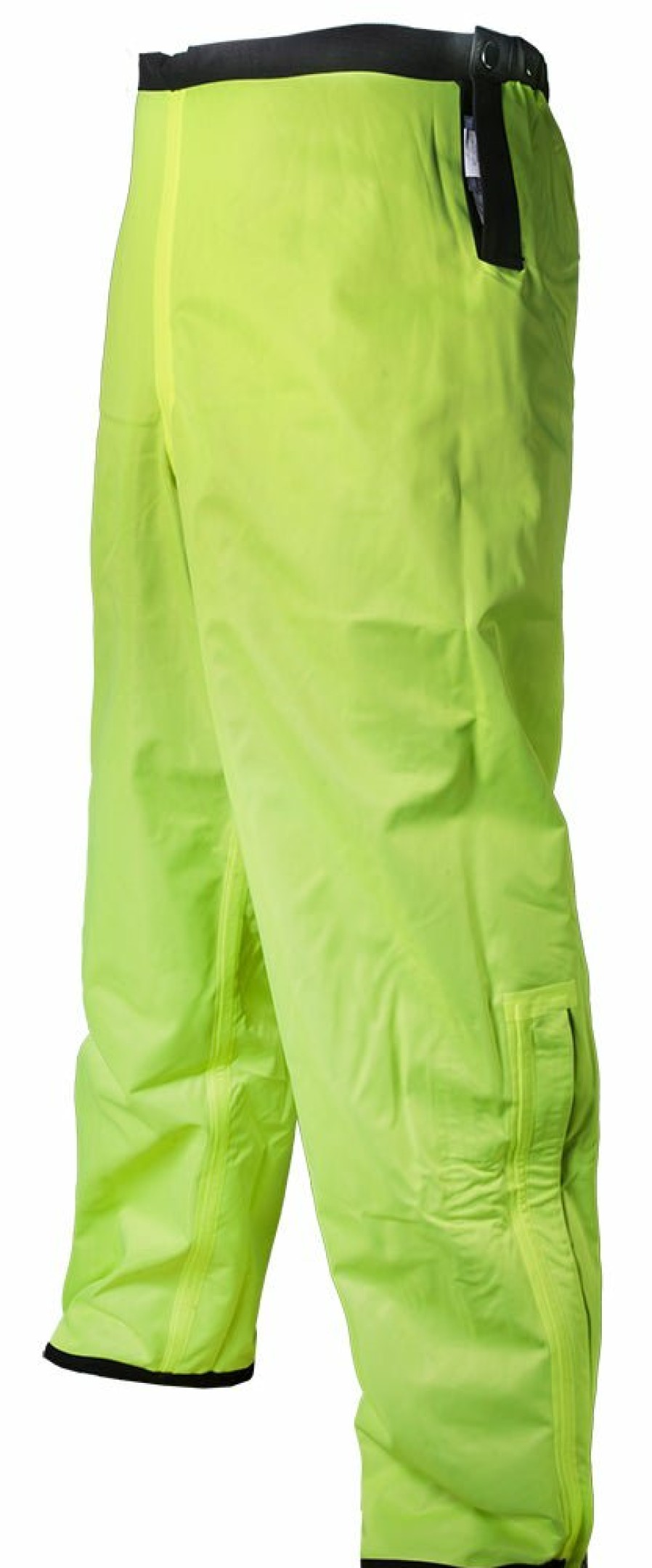 Technology Flying Cross Rain Pants | Black/Yellow Rev. Rainpant W/Leg Zippers Black