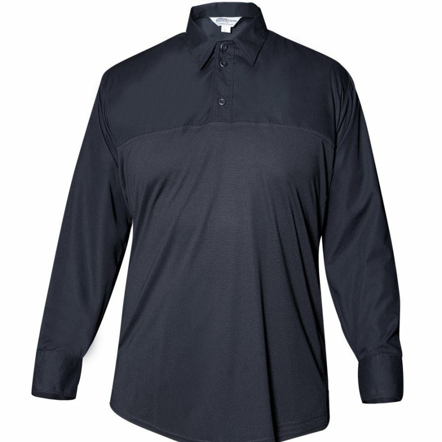 Technology Flying Cross Polo Shirts | 100% Polyester Men'S Shirts - Long Sleeve - F1 35Vs78