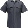 MEN Flying Cross Uniform Shirts | Justice Men'S Short Sleeve Shirt Navy Blue