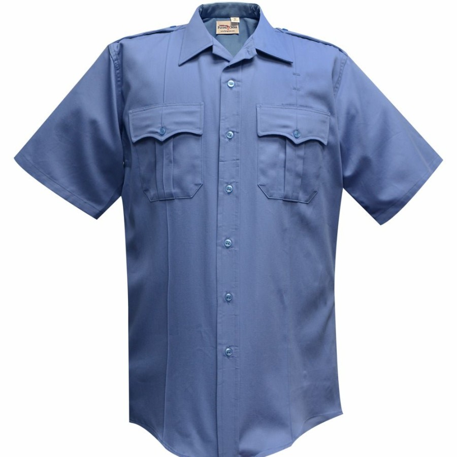 Technology Flying Cross FR Shirts | Nfpa Compliant 100% Cotton Men'S Short Sleeve Shirt