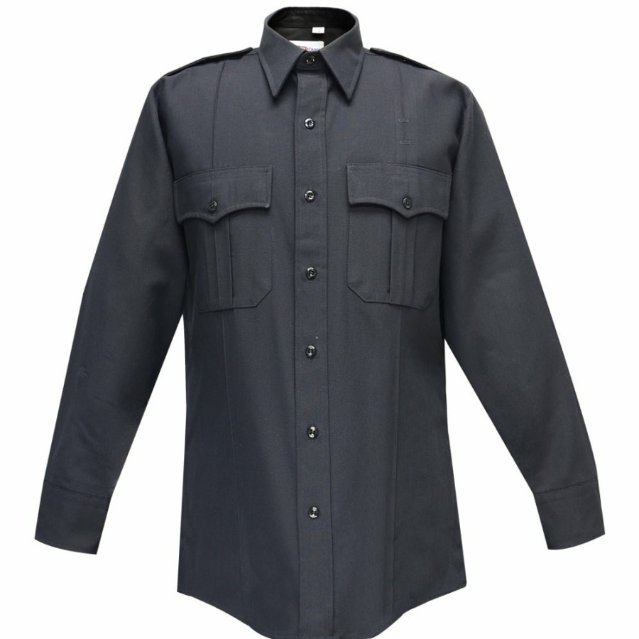 MEN Flying Cross Uniform Shirts | Command 100% Polyester Men'S Long Sleeve Shirt W/Zipper