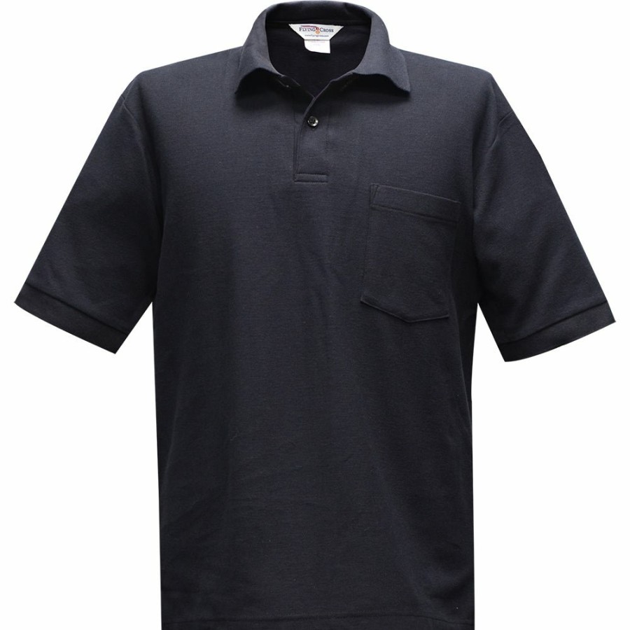 Technology Flying Cross FR Shirts | Nfpa Compliant 100% Cotton Men'S Short Sleeve Polo