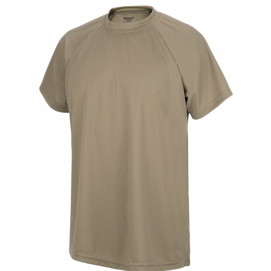 Military Flying Cross | Duke 100% Polyester Loose Fit Ss T-Shirt Tan