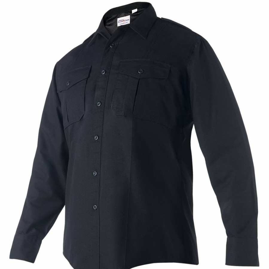 MEN Flying Cross Uniform Shirts | Cross Fx Men'S Class B Style Long Sleeve Duty Shirts