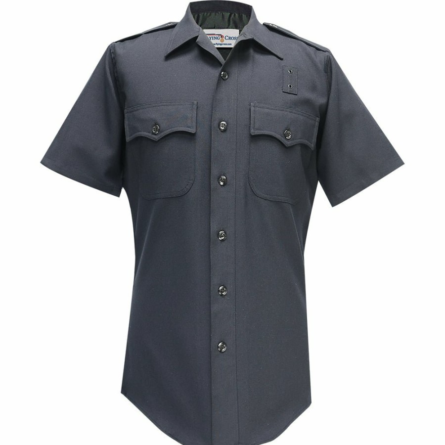 MEN Flying Cross Uniform Shirts | La Select 100% Wool Men'S Short Sleeve Shirt