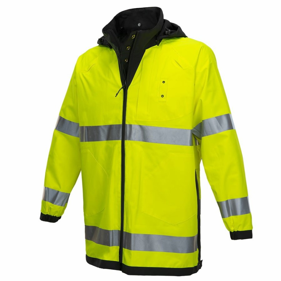 Technology Flying Cross Coats & Jackets | Dutyguard Rt Reversible Rain Jacket