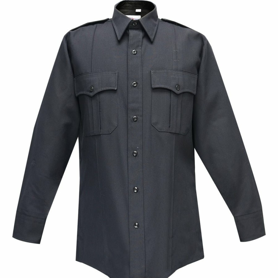 INDUSTRY Flying Cross Shirts | Deluxe Tropical 65% Poly/35% Rayon Mens Long Sleeve Shirt