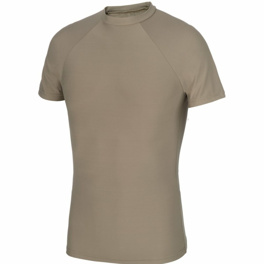 Military Flying Cross | Duke Tight Fit Shirt 80 Nylon/20 Spandex - 499 Tan