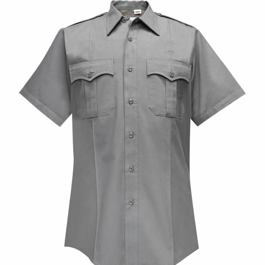 MEN Flying Cross Uniform Shirts | Valor 65% Poly/35% Cotton Men'S Short Sleeve Shirt