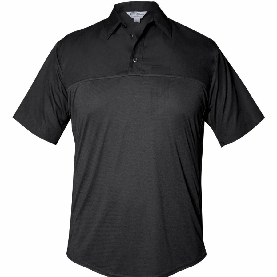 Technology Flying Cross Polo Shirts | Fx Stat Men'S Short Sleeve Hybrid Shirt