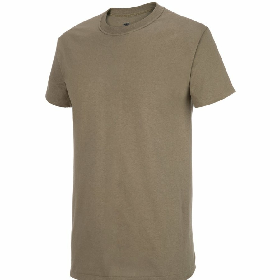 Military Flying Cross | Duke T-Shirt Short Sleeve 100% Cotton 499 Tan 3-Pack