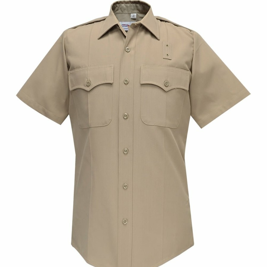 MEN Flying Cross Uniform Shirts | Deluxe Tropical Mens Short Sleeve Shirt