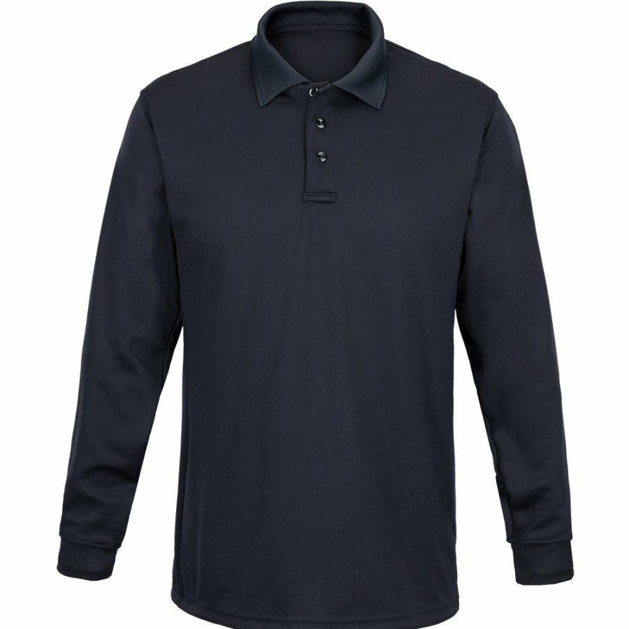 Technology Flying Cross Polo Shirts | Men'S Long Sleeve Impact Polo