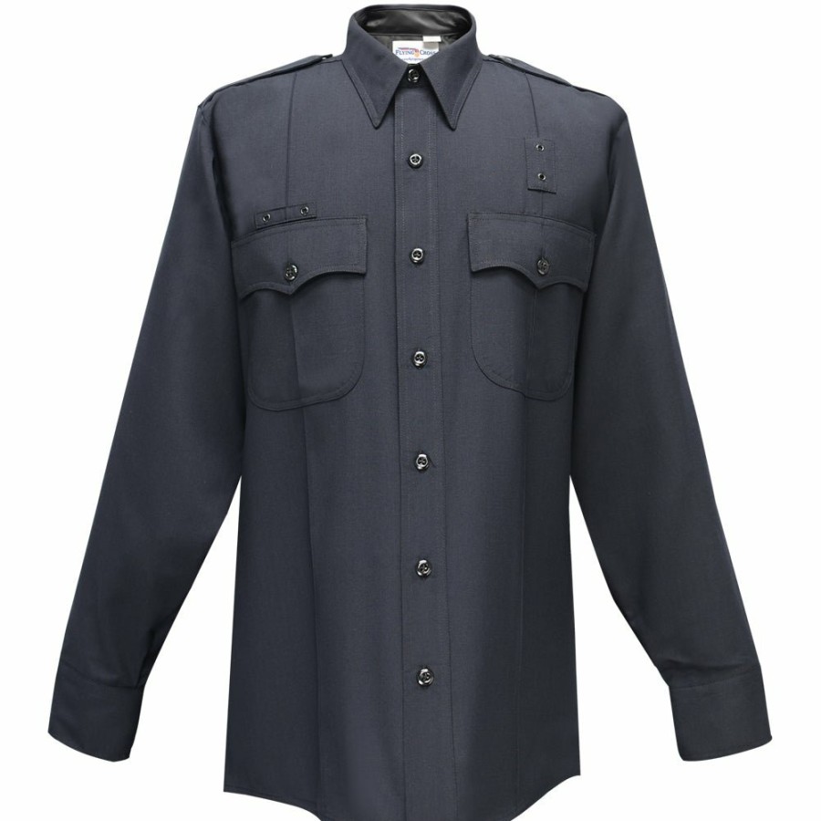 MEN Flying Cross Uniform Shirts | Justice 75% Poly/25% Wool Men'S Long Sleeve Shirt