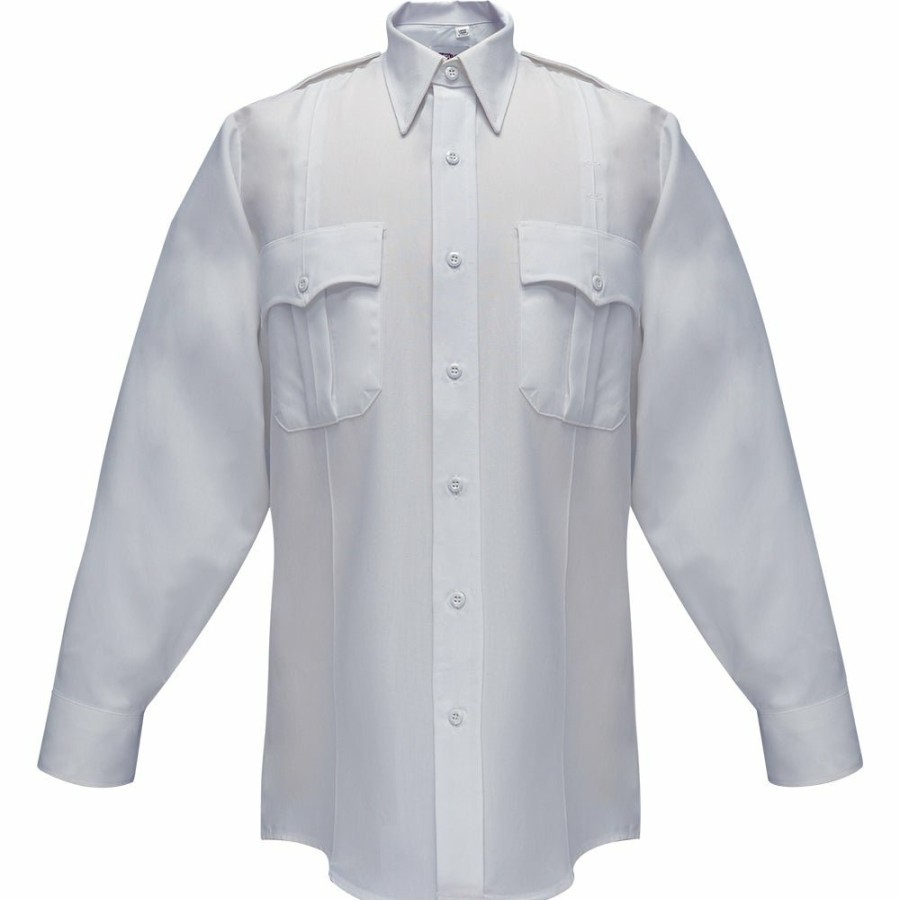 MEN Flying Cross Uniform Shirts | Command 100% Polyester Men'S Long Sleeve Shirt W/Zipper